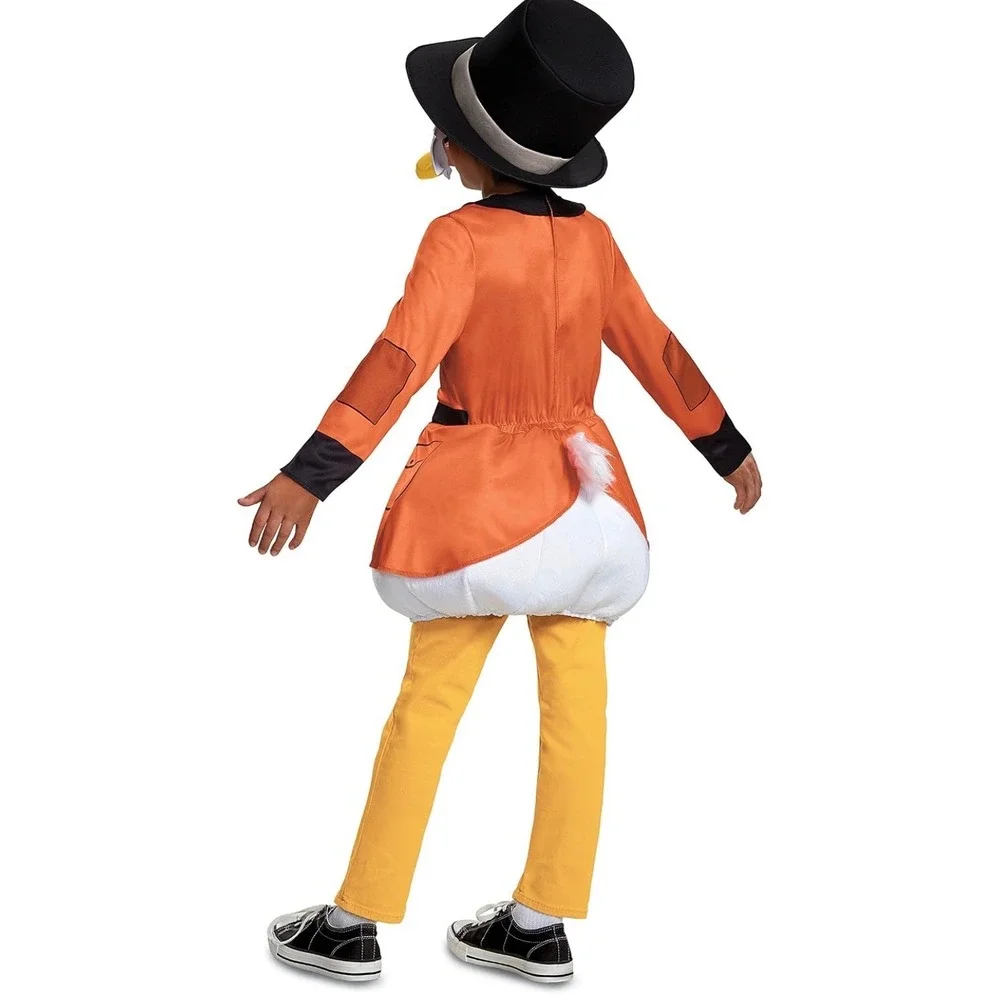 Disney DuckTales Scrooge McDuck Costume Kids 4-6 Mask Hat Top Disguise 79563L